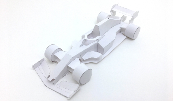 ペーパークラフトのダミー