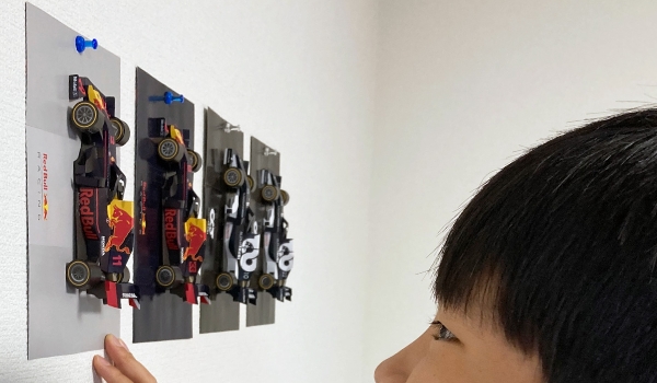 お子様も思わず注目してしまうペーパークラフト