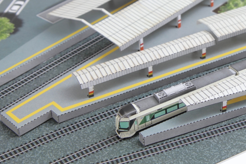 組み立てたクラフトは実物に沿って忠実に再現