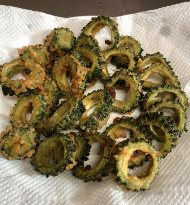 ゴーヤ揚げ（竹内さん作）