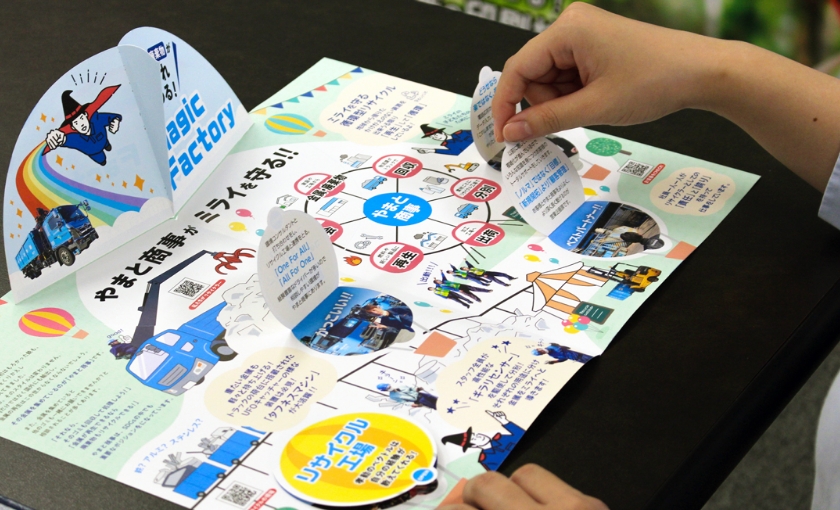 開いてめくって会社への興味が増す