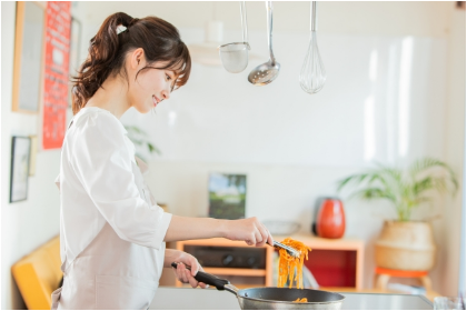 レシピ本を見ながらの調理もラクラク！