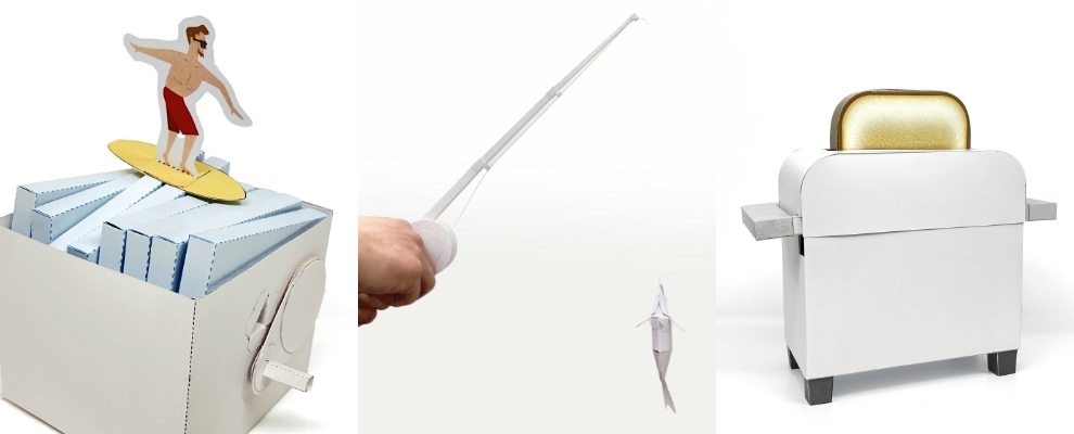 魔法のペーパークラフトの試作品