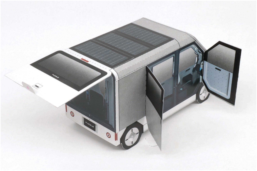 製品をペーパークラフトで再現