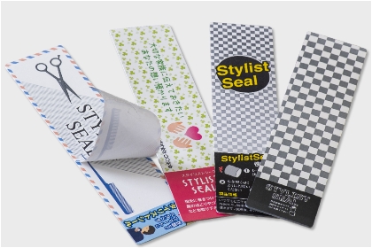 シートには社名やイラストなどフルカラーで印刷できる