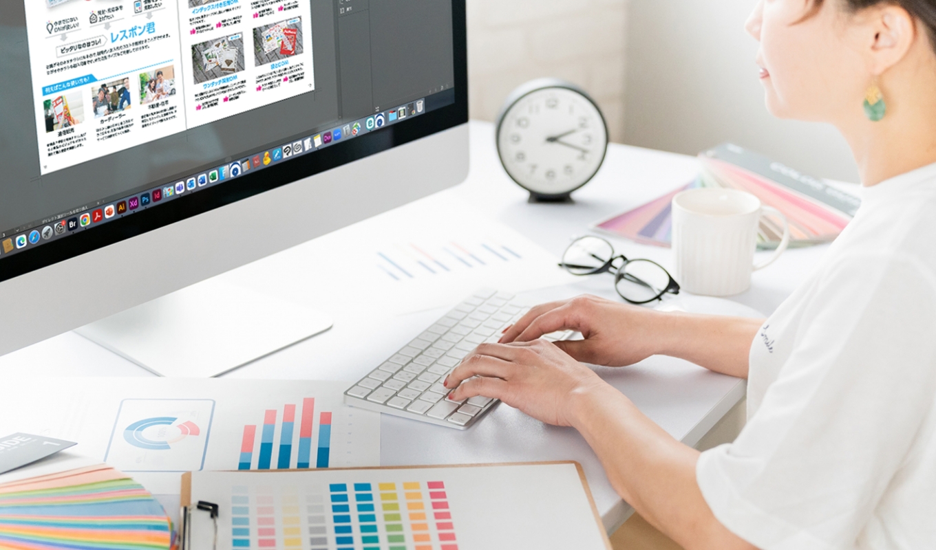 プロのデザイナーのデザイン制作イメージ