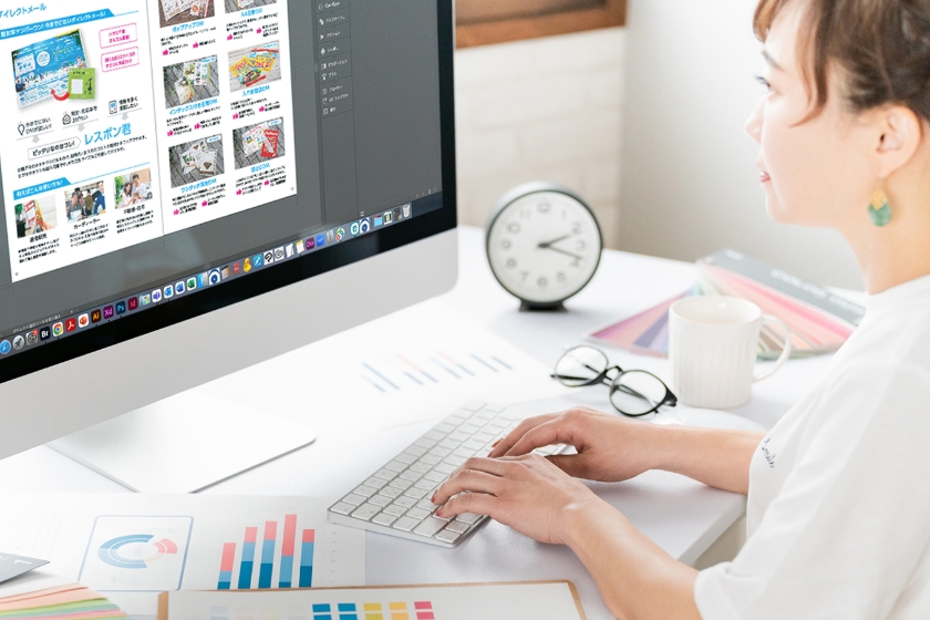 WEBページ制作風景