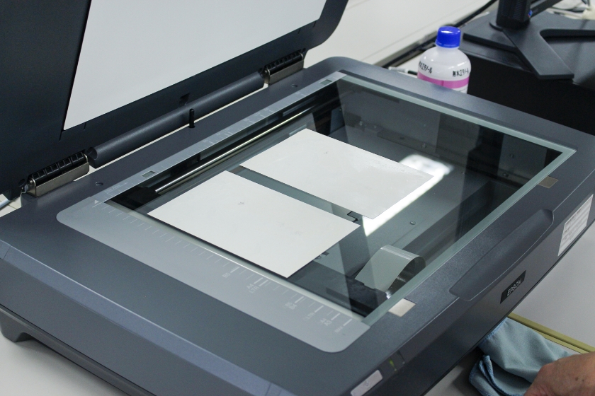 スキャニング風景