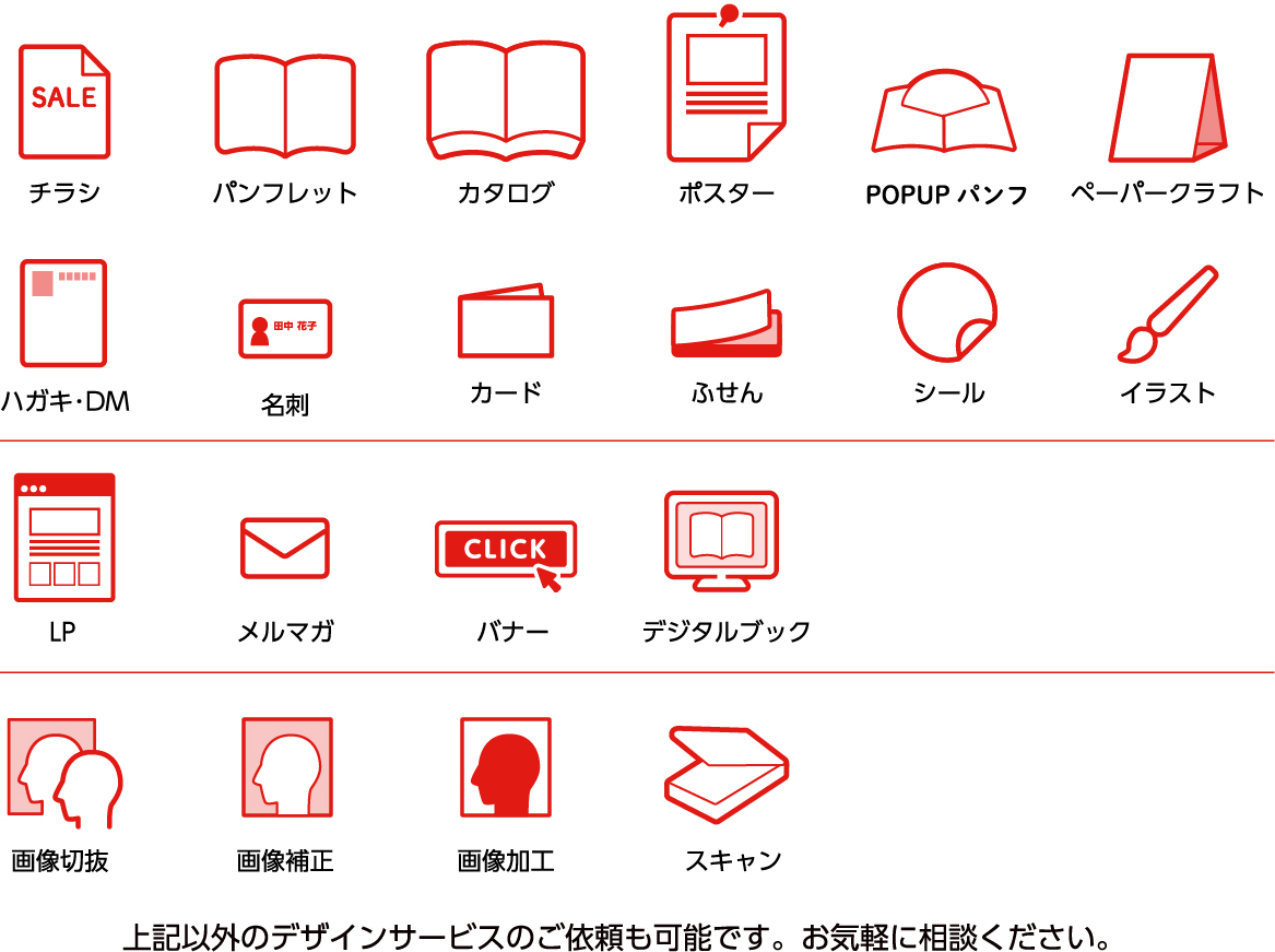 紙媒体からWebまで幅広く対応