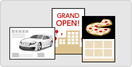 チラシ・広告物の企画・制作・発送も対応可能