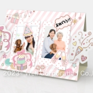 紙のフォトスタンド

