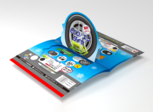 スタンドポップアップ｜抜群の注目度！開くと立ち上がる