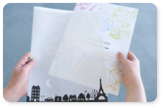 販促リーフレット、ノベルティグッズ、ダイレクトメールなど販促・営業・イベントで活用いただけます