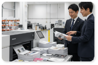 小ロット冊子印刷で在庫リスクを低減！
